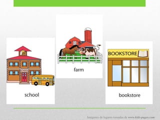 Imágenes de lugares tomadas de www.kids-pages.com
 