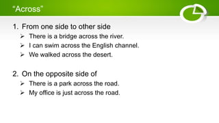 Prepositions with solved examples | PPTX