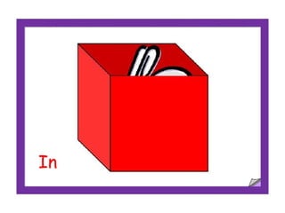 Prepositions of Place - Kindergarten | PPT