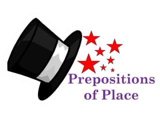 Prepositions 
of Place 
 