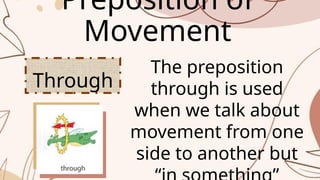 Around Through Comprehensive Guide to Prepositions of Movement in English Grammar | PPTX