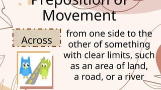 Comprehensive Guide to Prepositions of Movement in English Grammar | PPTX