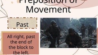 Preposition Past Image Example Comprehensive Guide to Prepositions of Movement in English Grammar | PPTX
