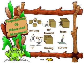 Forward Preposition Prepositions place movement | PPT