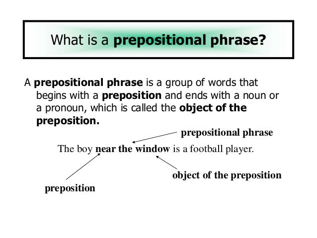 Prepositional Phrase Examples 2nd Grade