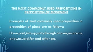 Preposition Past Image Example Preposition and all about them there is to know | PPTX