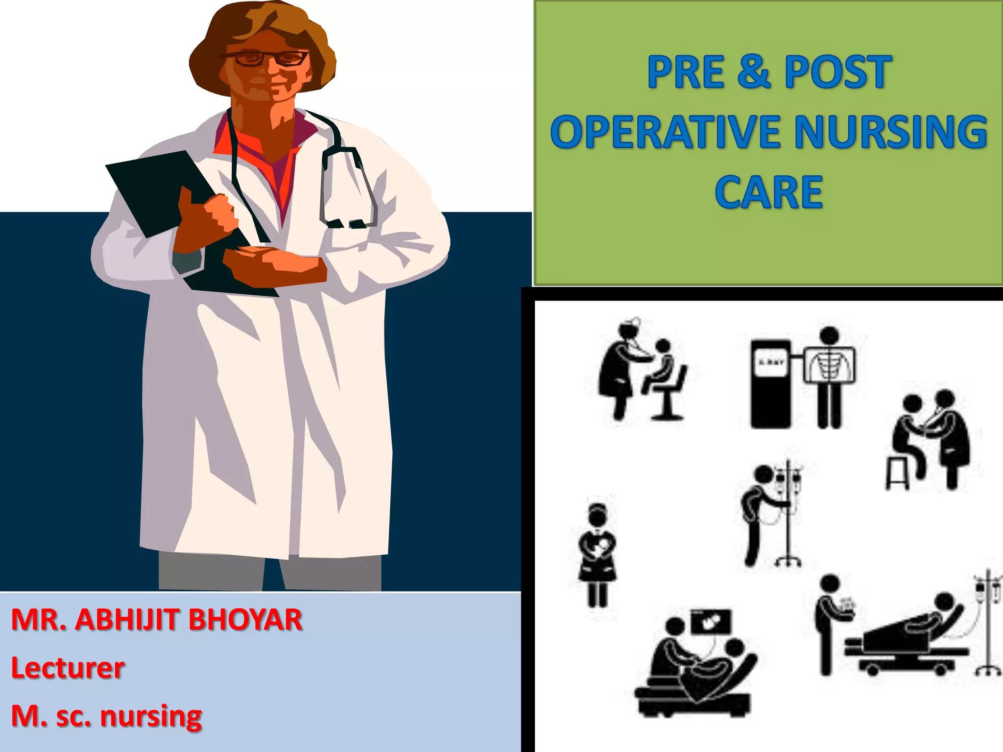 Pre & post operative nursing care | PPTX