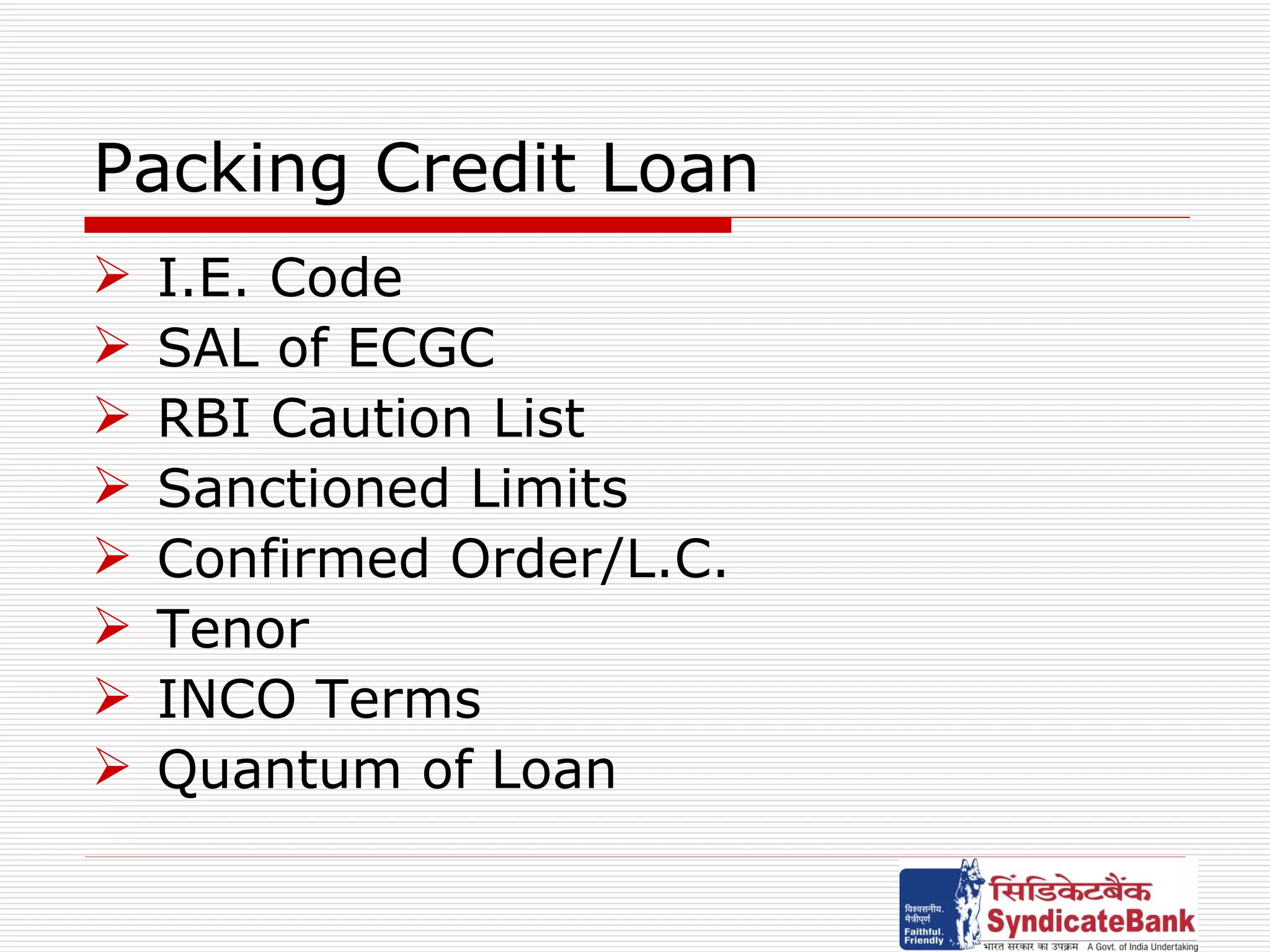 Pre & post_shipment_finance[1] | PPT