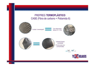 PREPREG TERMOPLÁSTICO
CASE (Fibra de carbono + Poliamida 6)
 