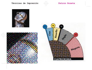 Técnicas de Impresión Patron Roseta
 