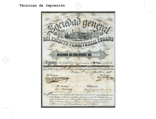 Técnicas de Impresión
 