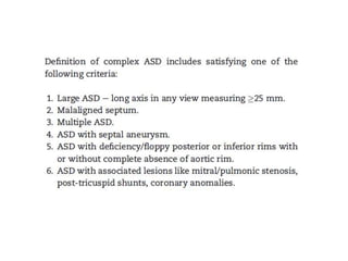 ECHO ASSESSMENT OF ASD FOR DEVICE CLOSURE | PPTX