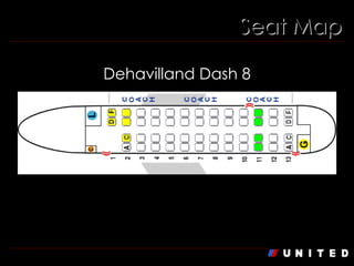 Seat Map Dehavilland Dash 8 
