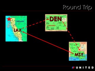 Round Trip LAX MSY DEN 