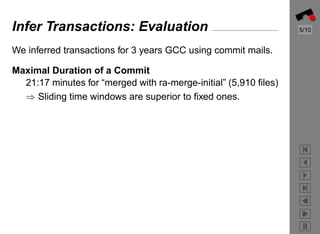 Preprocessing CVS Data for Fine-Grained Analysis