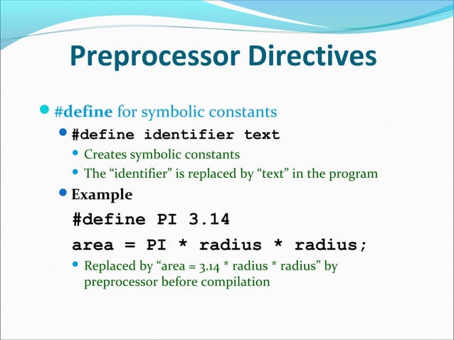 Preprocessor in C | PPT