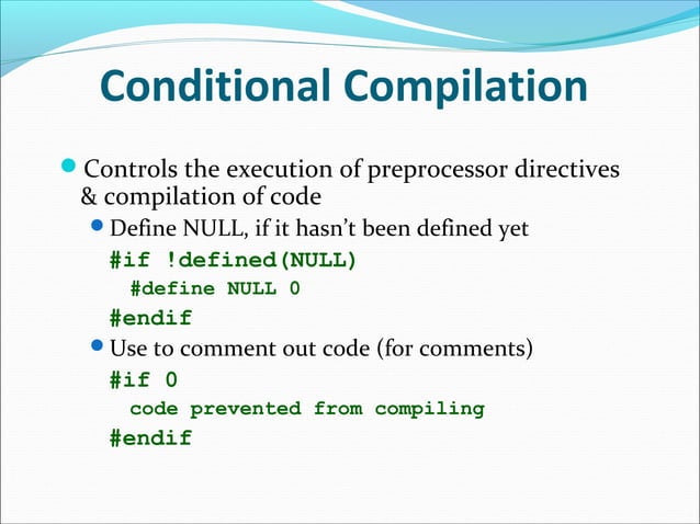 Preprocessor in C