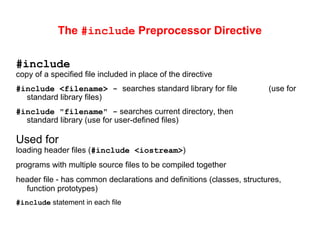 Preprocessors | PPT | Programming Languages | Computing