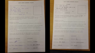 Pre-production paperwork