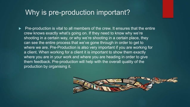Preproduction | PPT