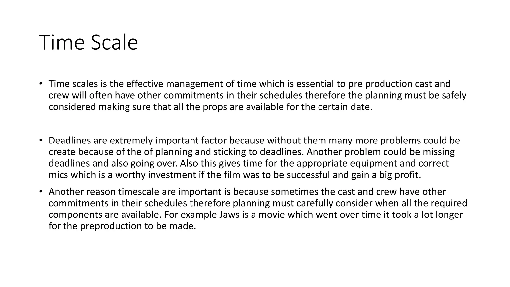 Pre production neil | PPT