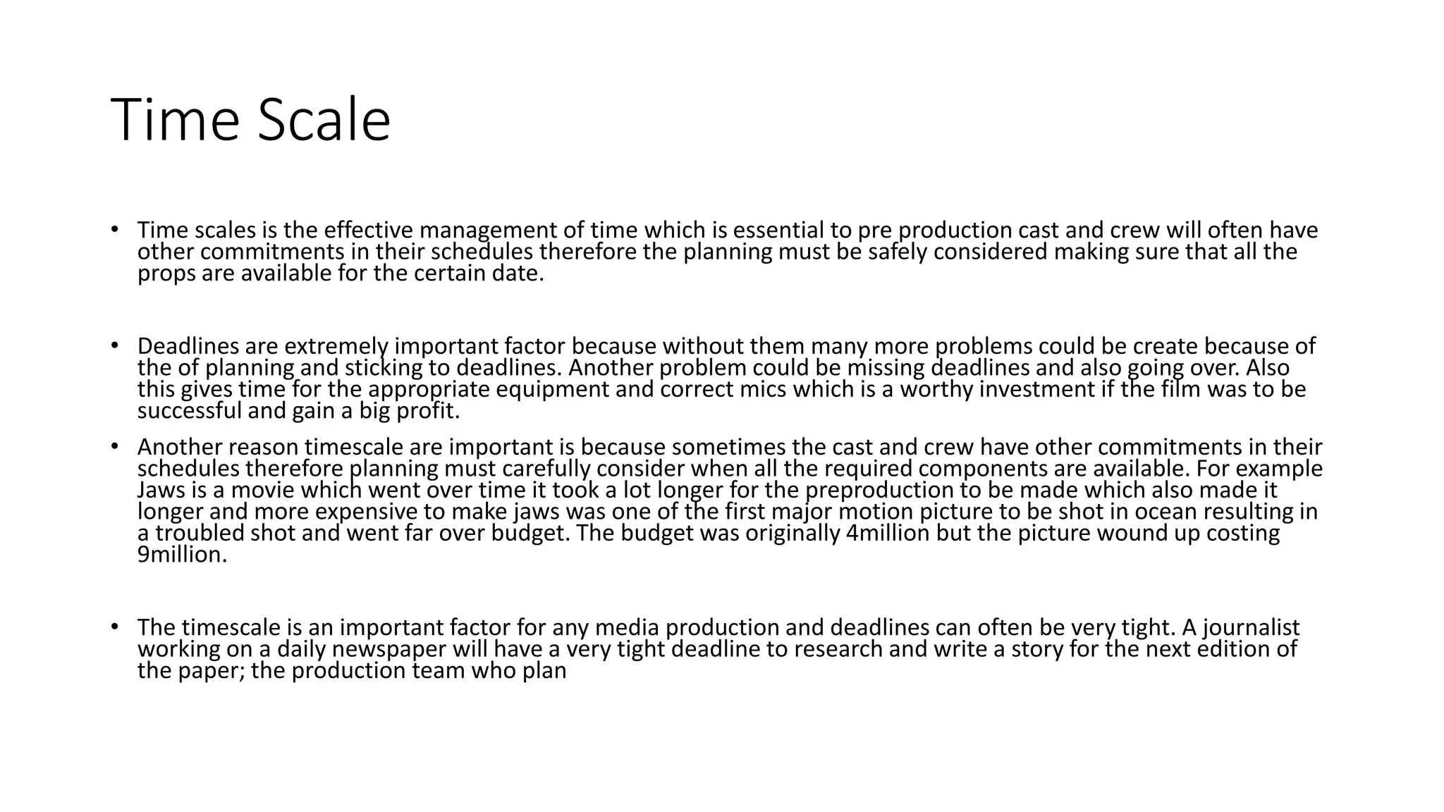 Pre production neil | PPT