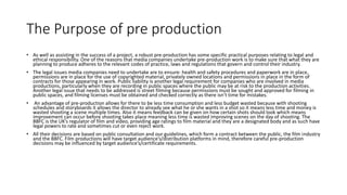 Pre production neil | PPT