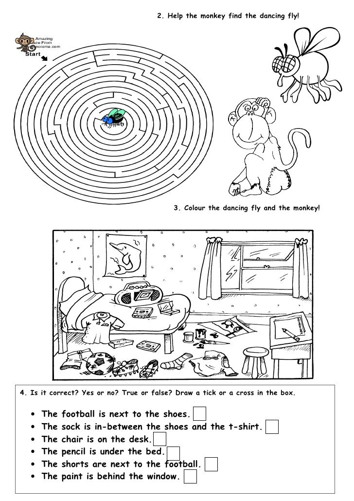 Tom's TEFL - Prepositions of Place
