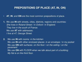 Prepositions of Place- Angeli Sandoya