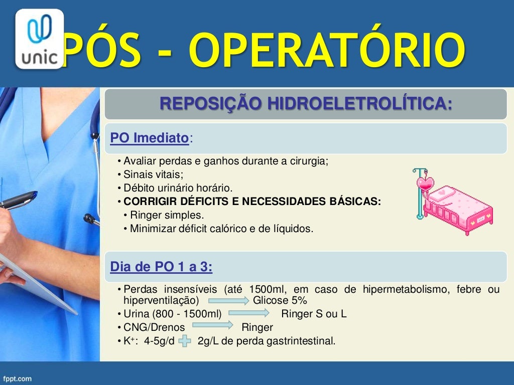 O Que é Pré-operatório Imediato - BRAINCP