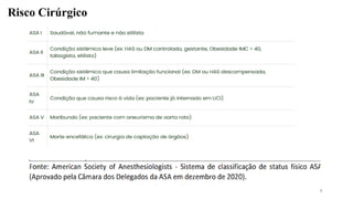 Risco Cirúrgico
8
 