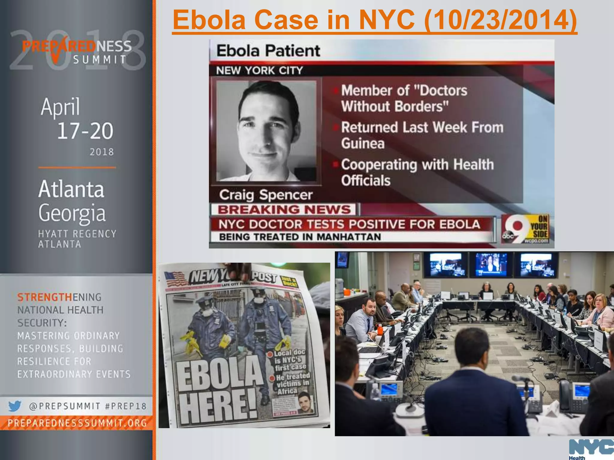 Ebola Case in NYC (10/23/2014)
 