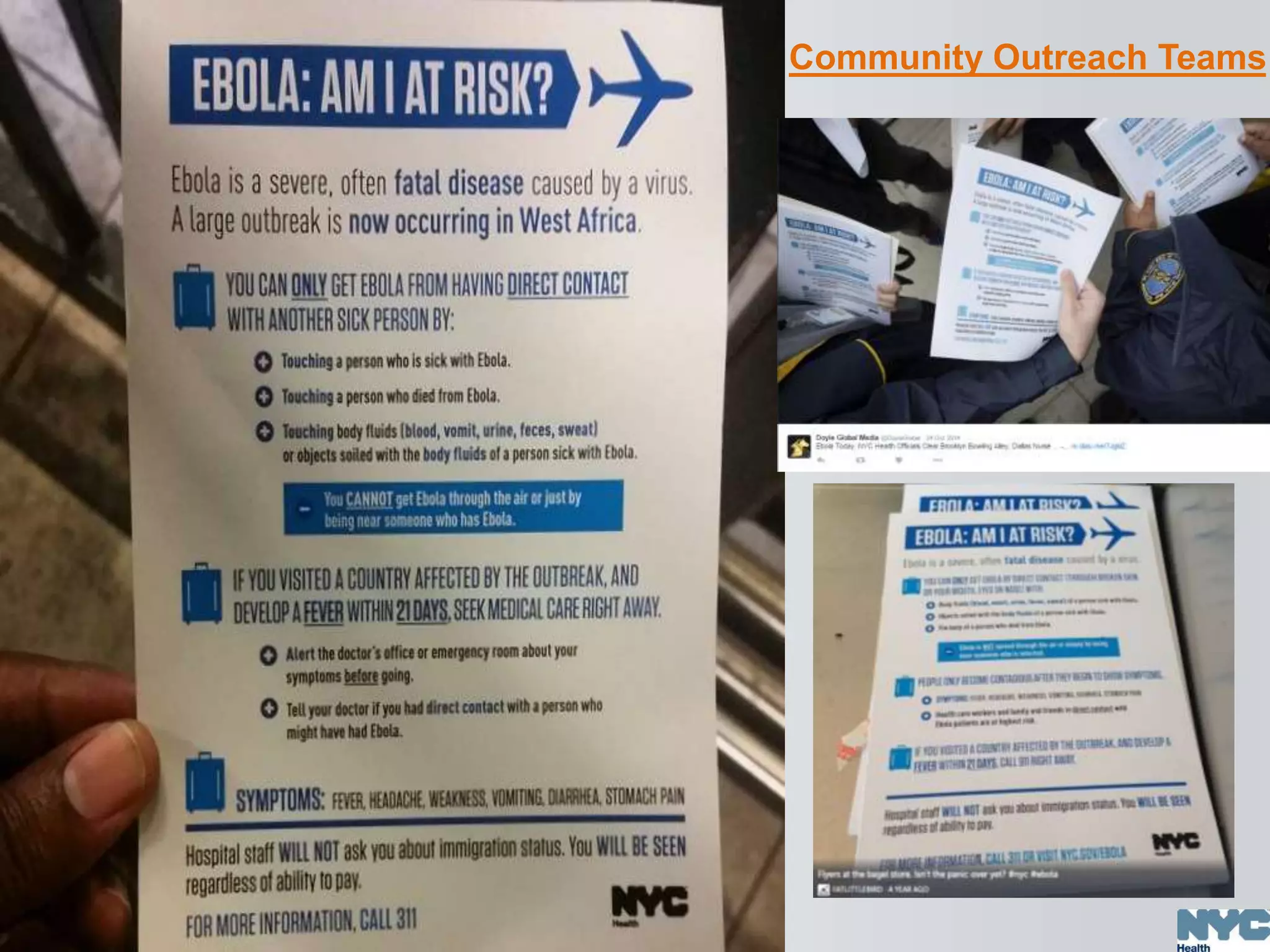 Community Outreach Teams
 