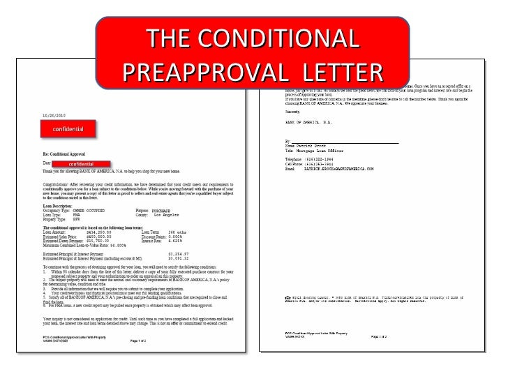 Prequalification and Preapproval Prequalification and Preapproval