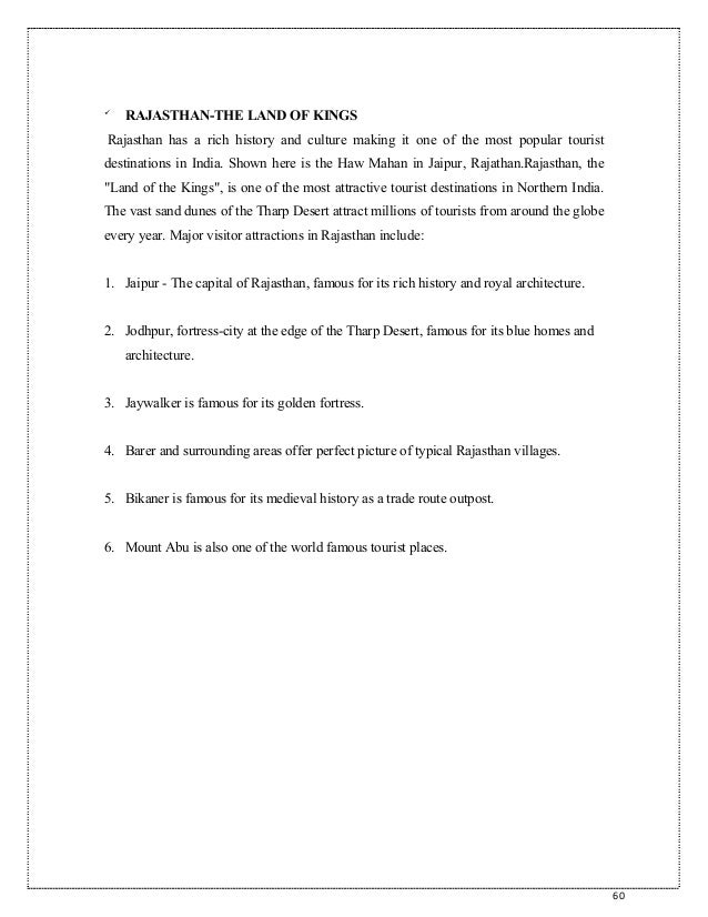 the tourism in india 60