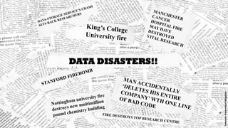 DATA DISASTERS!!
Template:PresentationMagazine
 