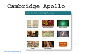 Cambridge Apollo
https://www.repository.cam.ac.uk
 