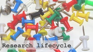 Research lifecycle
 