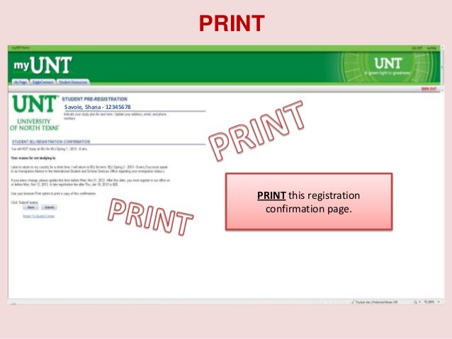 unt web print