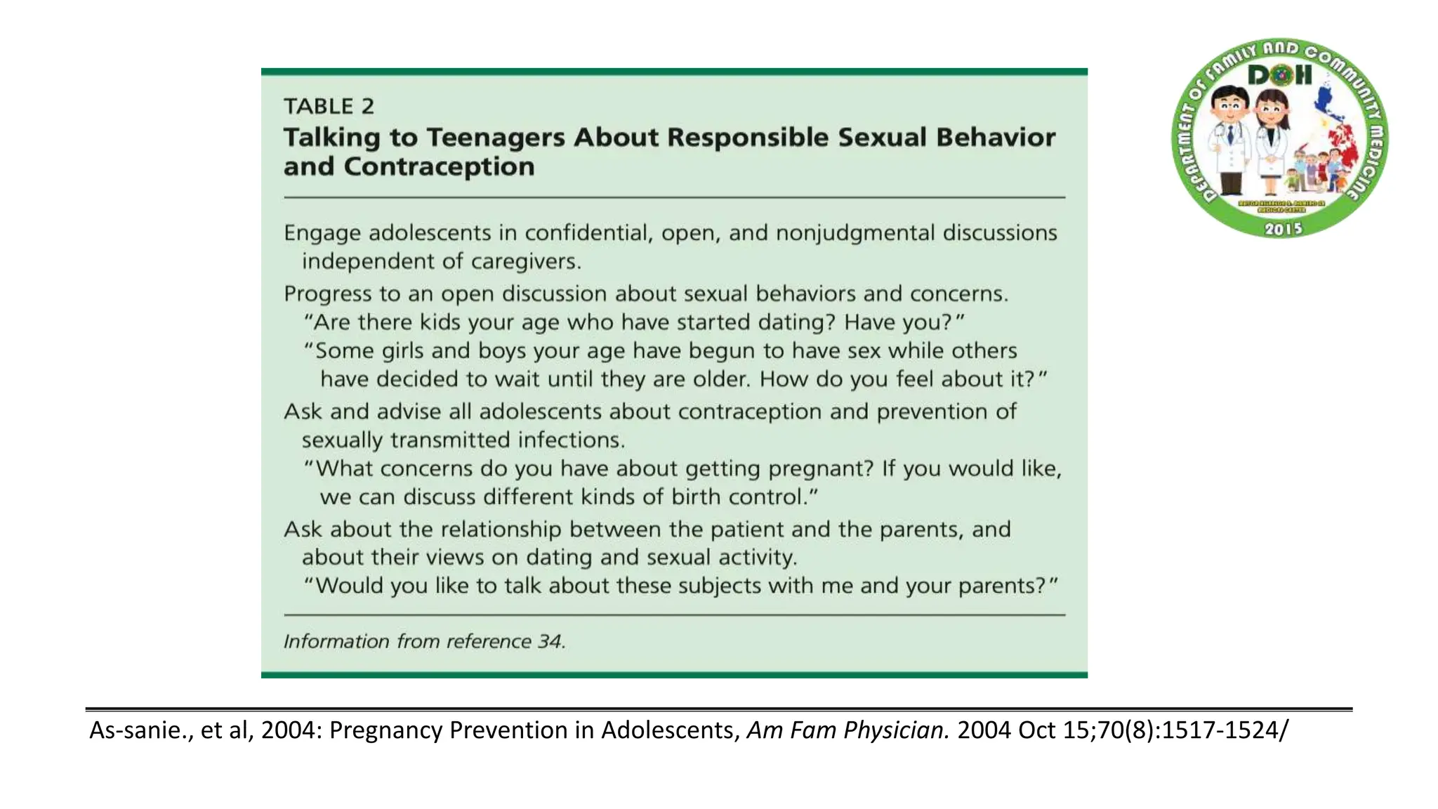 TEENAGE PREGNANCY PREVENTION AND AWARENESS | PPTX