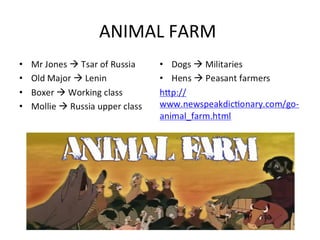 ANIMAL FARM
 