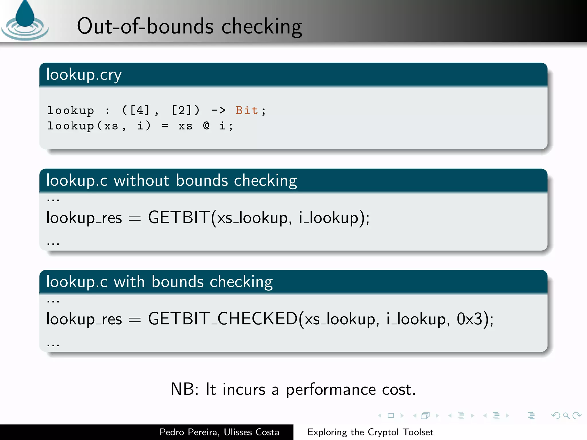 Exploring the Cryptol Toolset