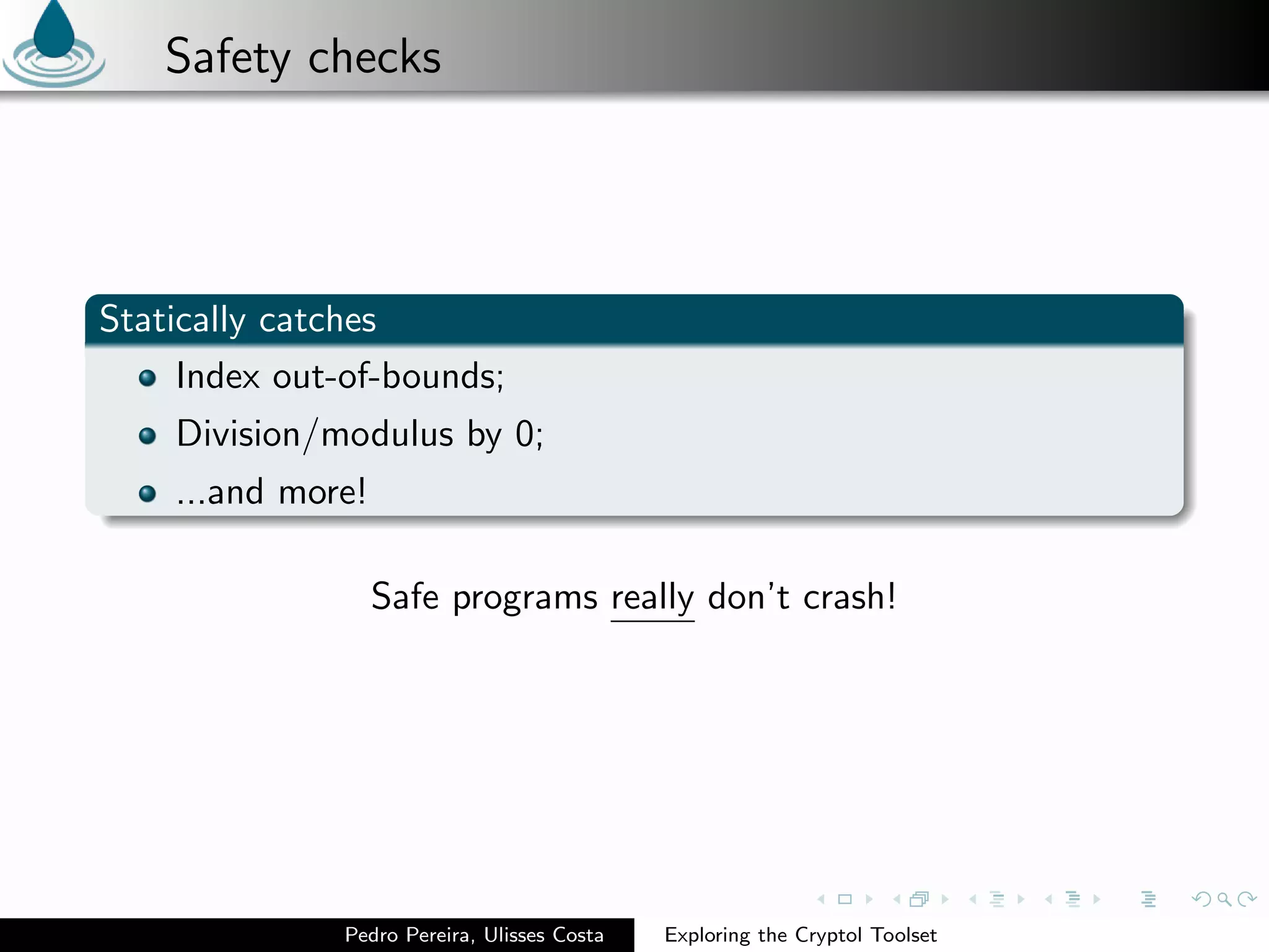 Exploring the Cryptol Toolset