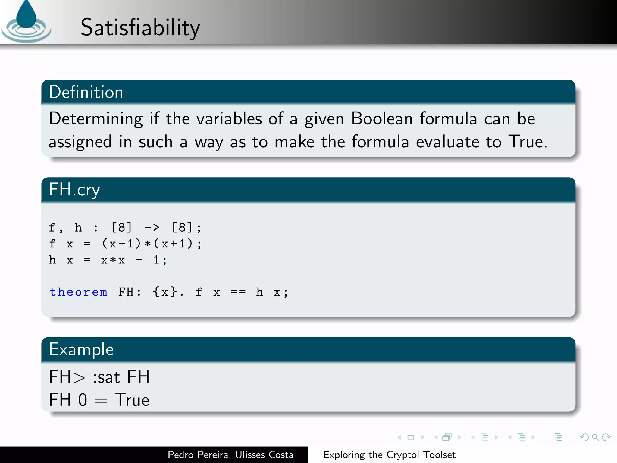 Exploring the Cryptol Toolset