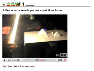 5. Des acteurs animés par des convictions fortes
Yro, Les pixels transversaux
 