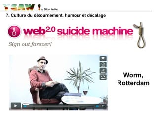7. Culture du détournement, humour et décalage
Worm,
Rotterdam
 