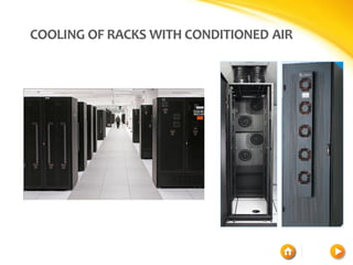 COOLING OF RACKS WITH CONDITIONED AIR
 