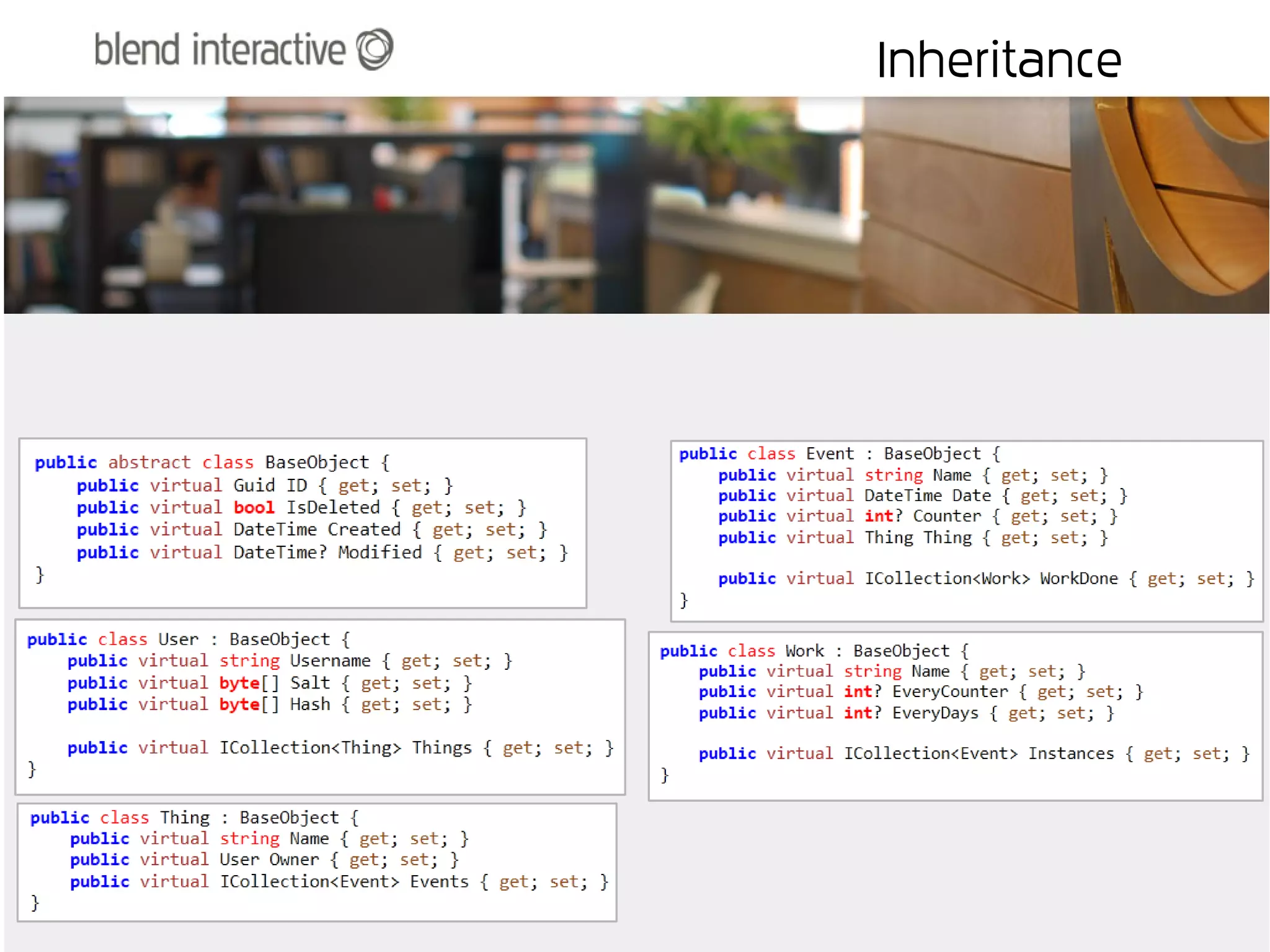 Inheritance
 