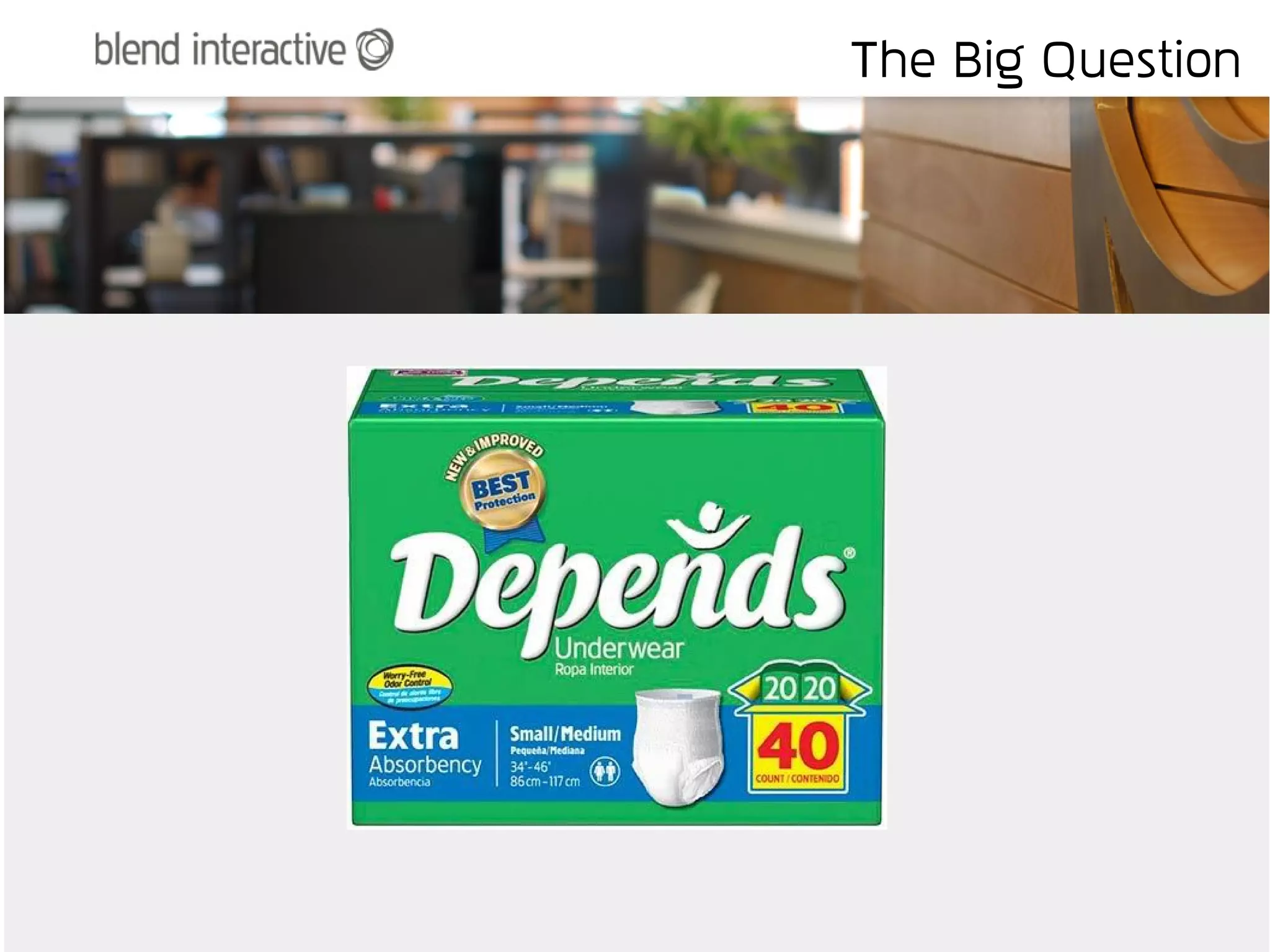 The Big Question
 