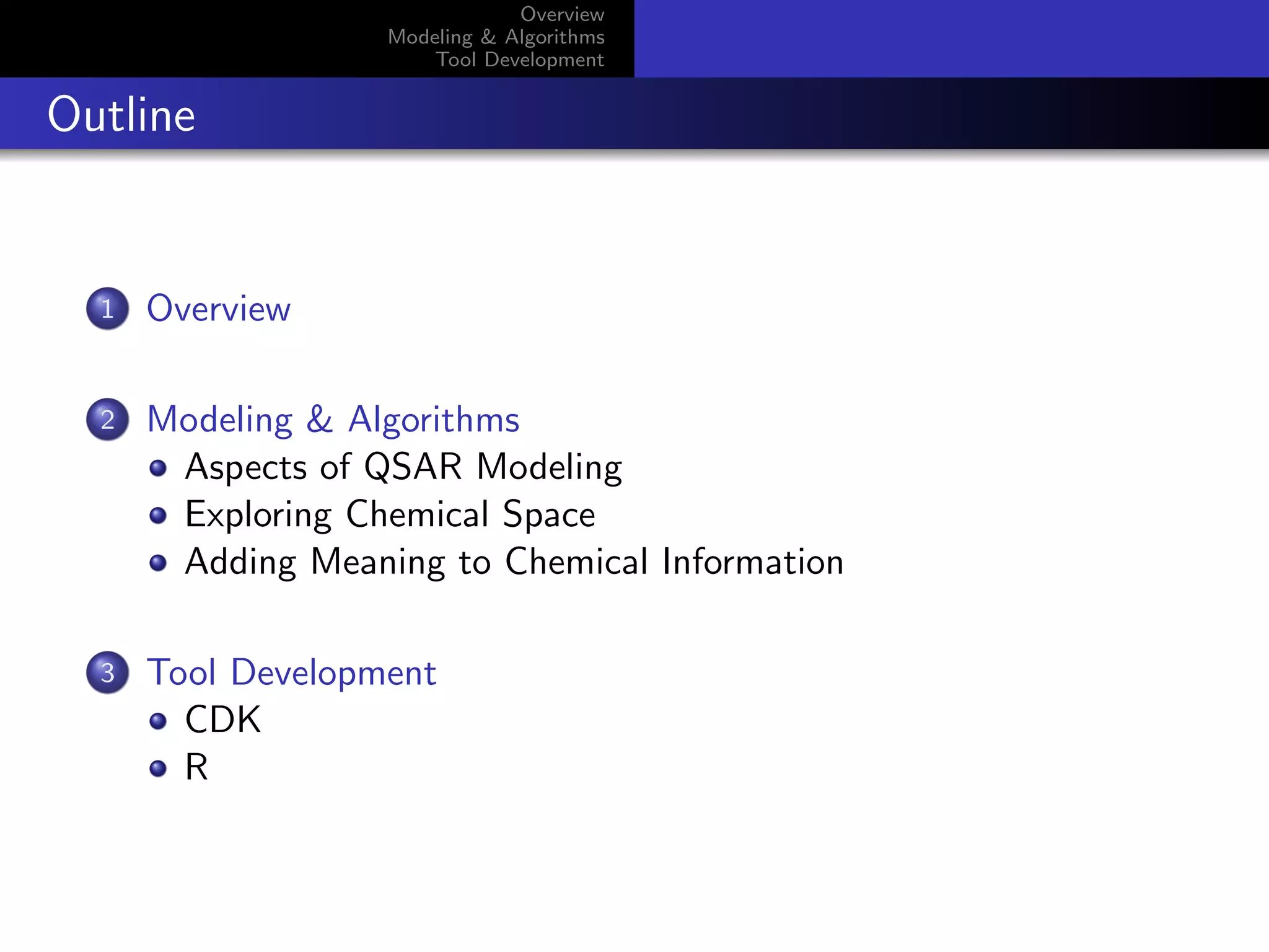 Chemical Spaces: Modeling, Exploration & Understanding